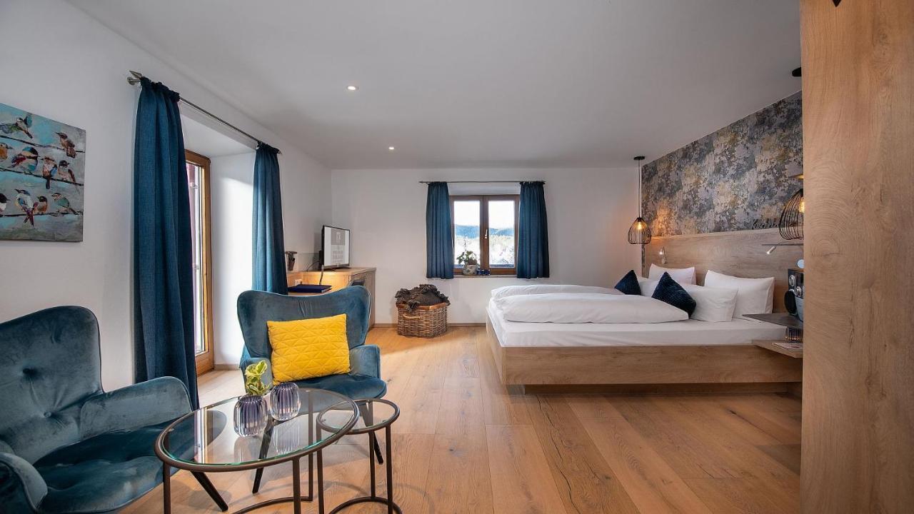 Bayern Resort Hotel - Adults Only - Mit Zugspitzblick - Eibsee-Naehe - Wellnessbereich - Naturpool Im Sommer Grainau Dış mekan fotoğraf